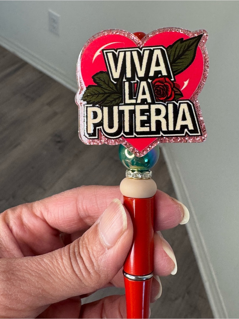 Viva la puteria Bad Bunny phrase pen